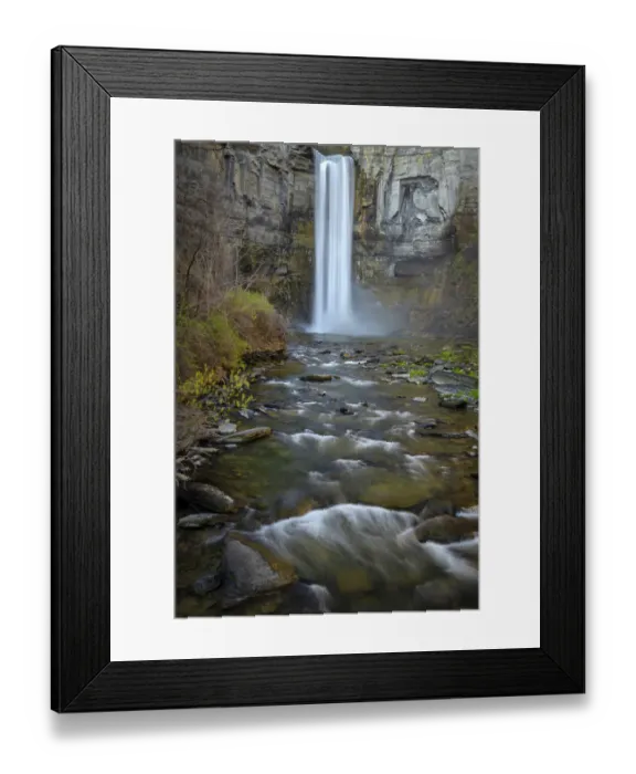 Framed Print : USA, New York, Watkins Glen. Waterfall cascade over cliff Framed Print : USA, New York, Watkins Glen. Waterfall cascade over cliff
