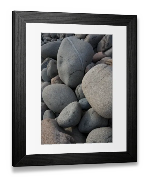 Framed Print : USA, Maine. Boulder Beach, Acadia National Park Framed Print : USA, Maine. Boulder Beach, Acadia National Park