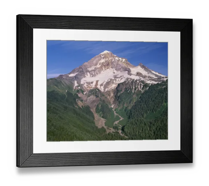 Framed Print : USA, Oregon. Mount Hood National Forest, Mount Hood Wilderness, west side of Mount Hood Framed Print : USA, Oregon. Mount Hood National Forest, Mount Hood Wilderness, west side of Mount Hood