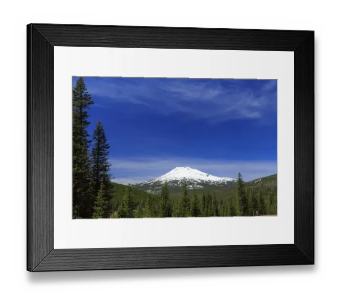 Framed Print : USA, Eastern Oregon, Cascade Mountains, Deschutes National Forest, Mt. Bachelor, Bachelor Butte Framed Print : USA, Eastern Oregon, Cascade Mountains, Deschutes National Forest, Mt. Bachelor, Bachelor Butte