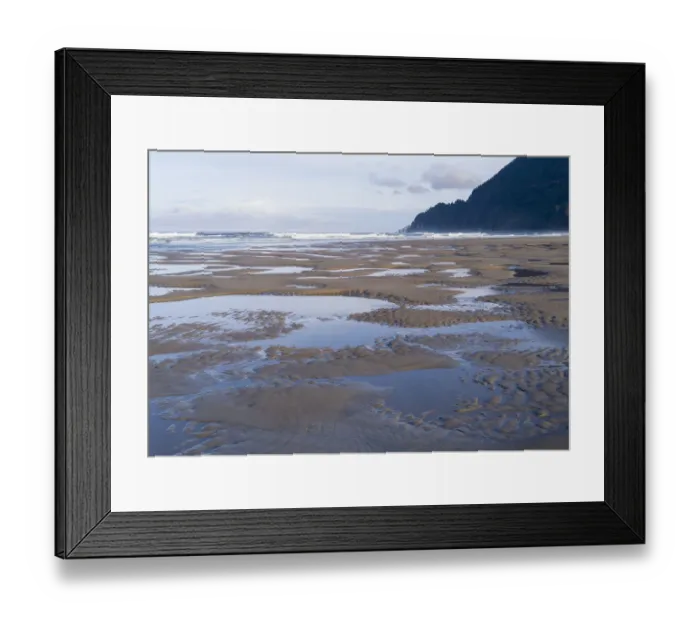 Framed Print : USA, Oregon, Manzanita. Reflections in beach tide pools Framed Print : USA, Oregon, Manzanita. Reflections in beach tide pools