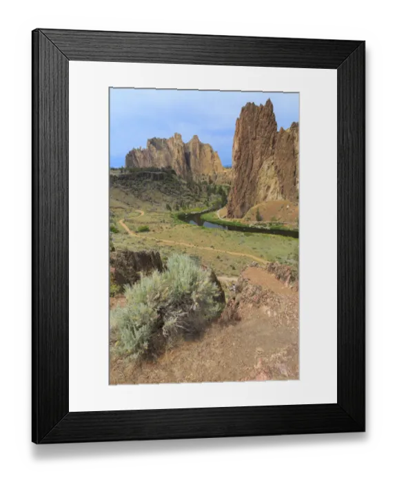 Framed Print : USA, Oregon, Redmond, Terrebonne. Smith Rock State Park. Crooked River. High Desert Framed Print : USA, Oregon, Redmond, Terrebonne. Smith Rock State Park. Crooked River. High Desert