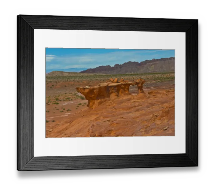 Framed Print : USA, Nevada, Mesquite. Gold Butte National Monument, Little Finland red rock sculptures Framed Print : USA, Nevada, Mesquite. Gold Butte National Monument, Little Finland red rock sculptures