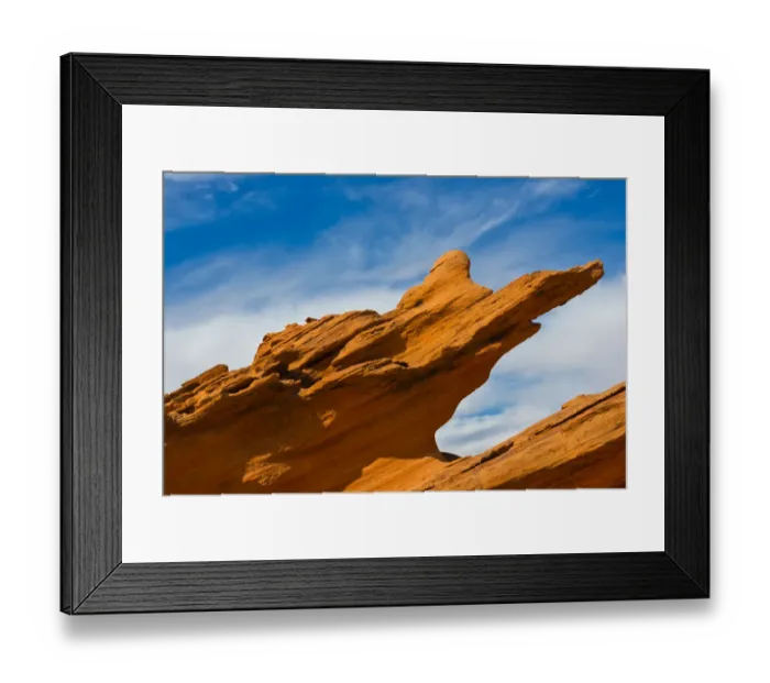 Framed Print : USA, Nevada, Mesquite. Gold Butte National Monument, Little Finland red rock sculptures