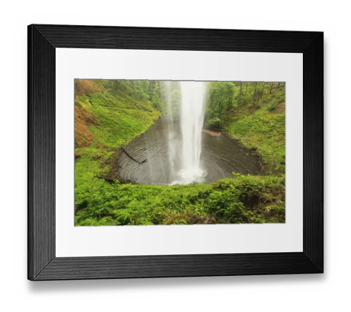 Framed Print : Trail of Ten Falls, Silver Falls State Park, near Silverton, Oregon