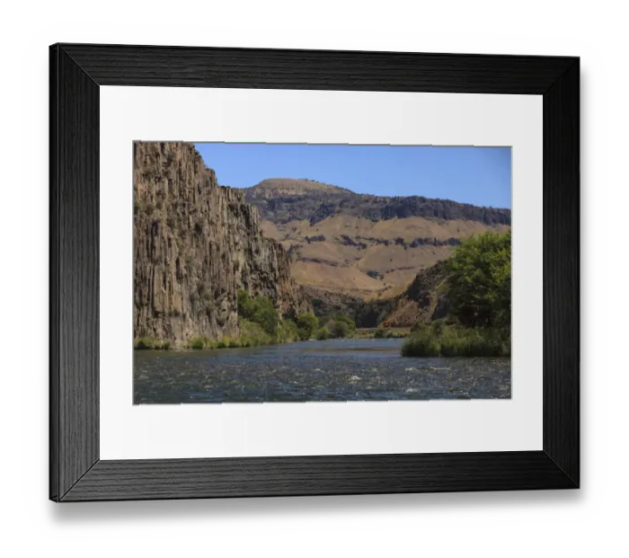 Framed Print : Lower Deschutes River, Central Oregon, USA Framed Print : Lower Deschutes River, Central Oregon, USA