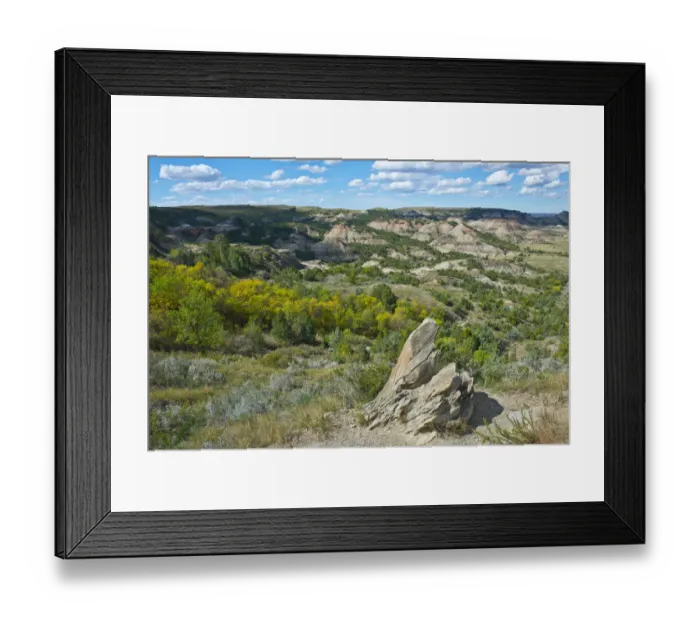 Framed Print : USA, North Dakota, Medora. Theodore Roosevelt National Park, South Unit, Painted Framed Print : USA, North Dakota, Medora. Theodore Roosevelt National Park, South Unit, Painted