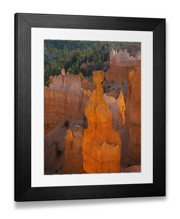 Framed Print : Utah, Bryce Canyon National Park. Thors Hammer
