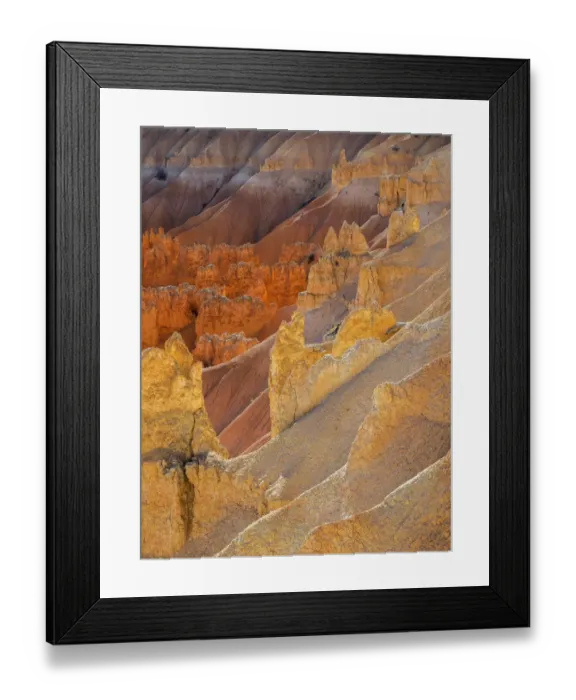 Framed Print : Utah, Bryce Canyon National Park. View of canyon with hoodoos Framed Print : Utah, Bryce Canyon National Park. View of canyon with hoodoos
