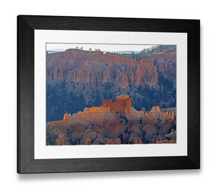 Framed Print : Utah, Bryce Canyon National Park. View of canyon with hoodoos Framed Print : Utah, Bryce Canyon National Park. View of canyon with hoodoos