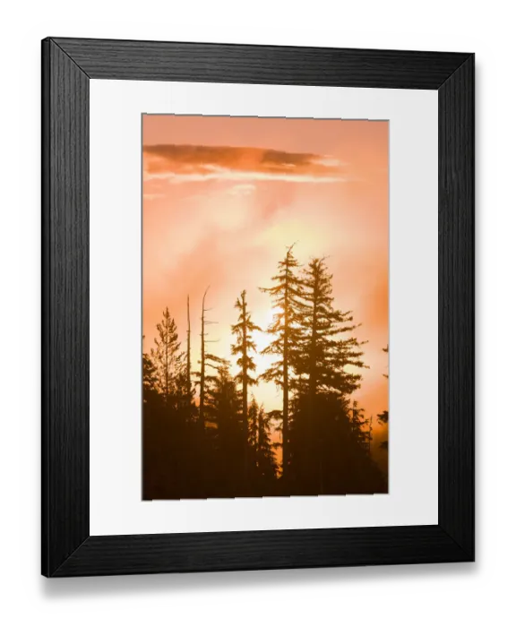Framed Print : Sunrise scenic views near Timberline Lodge, Lolo Pass, Mt. Hood Wilderness Area, Oregon