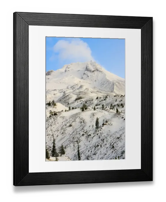 Framed Print : Sunrise view of Mt. Hood near Timberline Lodge, Lolo Pass, Mt. Hood Wilderness Area Framed Print : Sunrise view of Mt. Hood near Timberline Lodge, Lolo Pass, Mt. Hood Wilderness Area