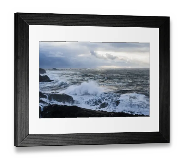 Framed Print : Winter storm watching, Shore Acres State Park, Southern Oregon Coast, USA Framed Print : Winter storm watching, Shore Acres State Park, Southern Oregon Coast, USA