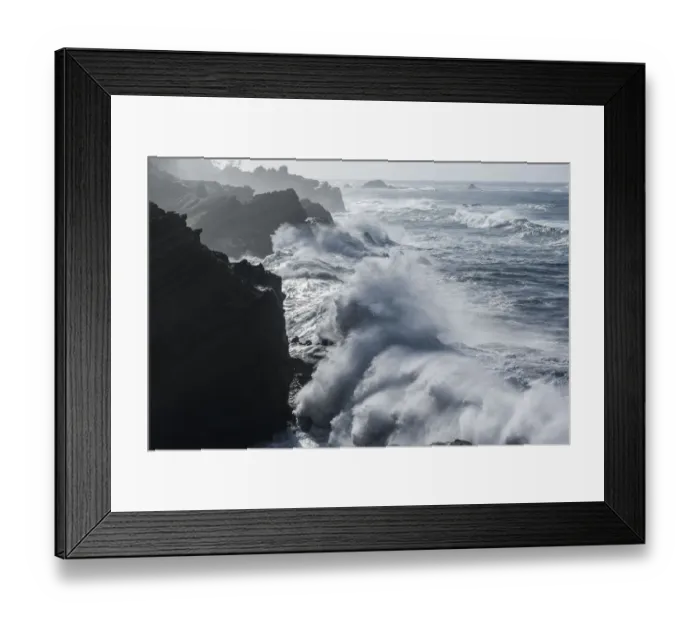 Framed Print : Winter storm watching, Shore Acres State Park, Southern Oregon Coast, USA Framed Print : Winter storm watching, Shore Acres State Park, Southern Oregon Coast, USA