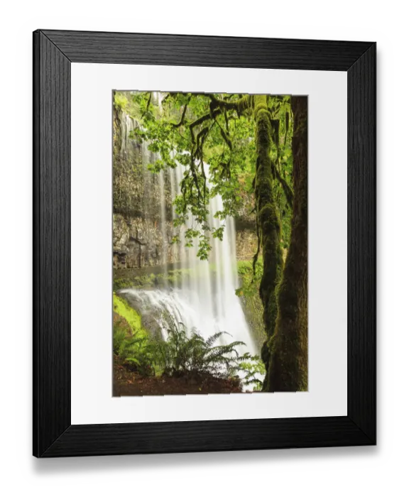 Framed Print : Trail of Ten Falls, Silver Falls State Park, near Silverton, Oregon Framed Print : Trail of Ten Falls, Silver Falls State Park, near Silverton, Oregon