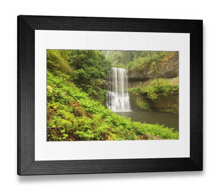 Framed Print : Trail of Ten Falls, Silver Falls State Park, near Silverton, Oregon Framed Print : Trail of Ten Falls, Silver Falls State Park, near Silverton, Oregon
