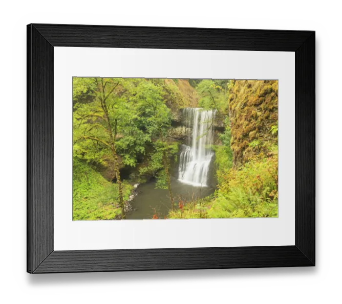 Framed Print : Trail of Ten Falls, Silver Falls State Park, near Silverton, Oregon Framed Print : Trail of Ten Falls, Silver Falls State Park, near Silverton, Oregon