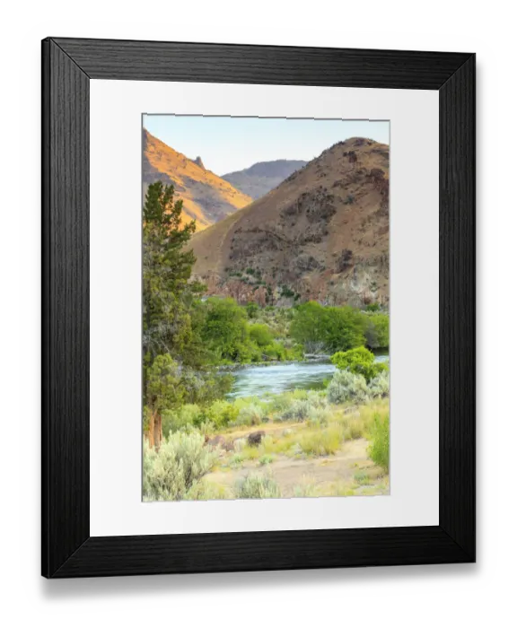 Framed Print : Lower Deschutes River, Central Oregon, USA Framed Print : Lower Deschutes River, Central Oregon, USA