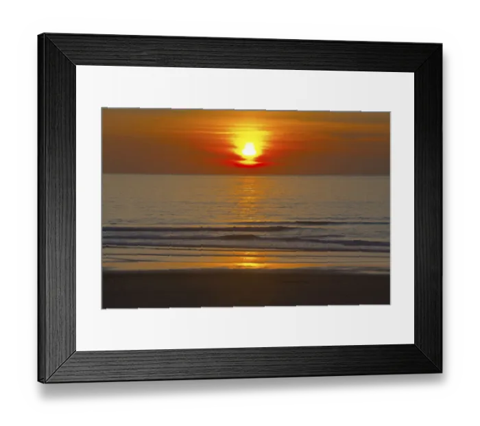 Framed Print : Sunset, ocean, Heceta Beach, Oregon Coast, Oregon, USA Framed Print : Sunset, ocean, Heceta Beach, Oregon Coast, Oregon, USA