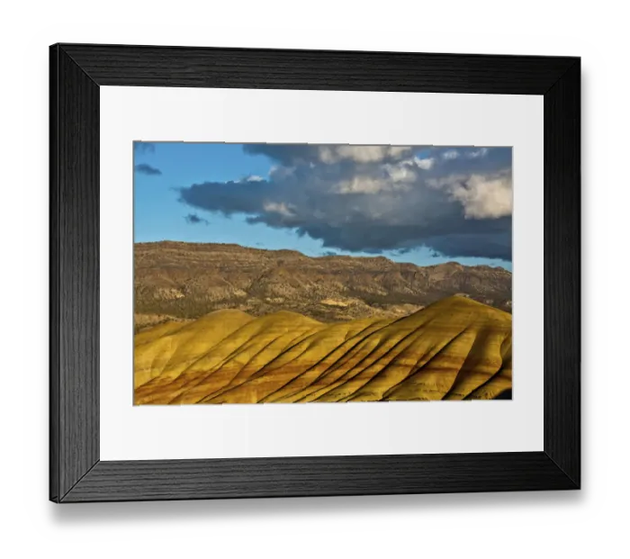 Framed Print : Overlook, Painted Hills, John Day Fossil Beds, Mitchell, Oregon, USA