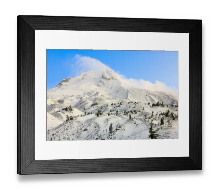 Framed Print : Sunrise view of Mt. Hood near Timberline Lodge, Lolo Pass, Mt. Hood Wilderness Area Framed Print : Sunrise view of Mt. Hood near Timberline Lodge, Lolo Pass, Mt. Hood Wilderness Area
