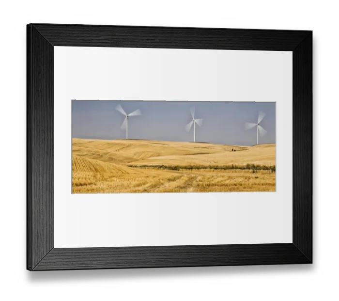 Framed Print : USA, Washington State, Palouse. Wind farm in the Palouse Framed Print : USA, Washington State, Palouse. Wind farm in the Palouse