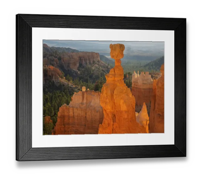 Framed Print : Utah, Bryce Canyon National Park. Thors Hammer Framed Print : Utah, Bryce Canyon National Park. Thors Hammer