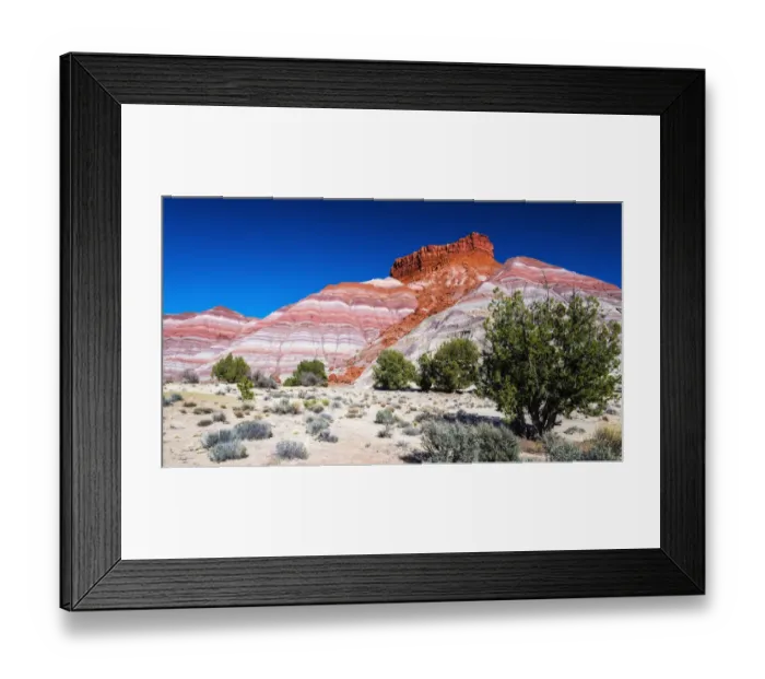 Framed Print : Evening light on the Cockscomb, Grand Staircase-Escalante National Monument, Utah, USA