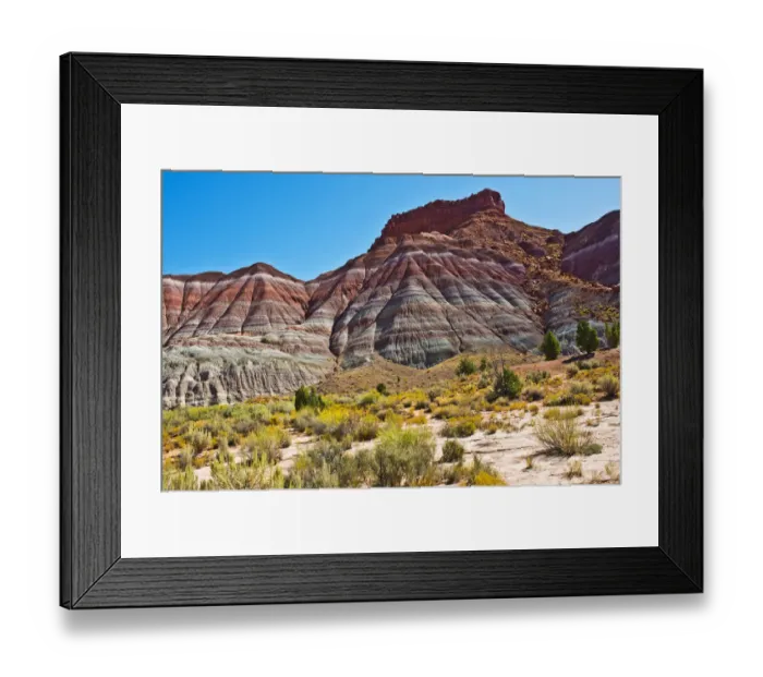 Framed Print : USA, Utah, Paria. View along trail to ghost town