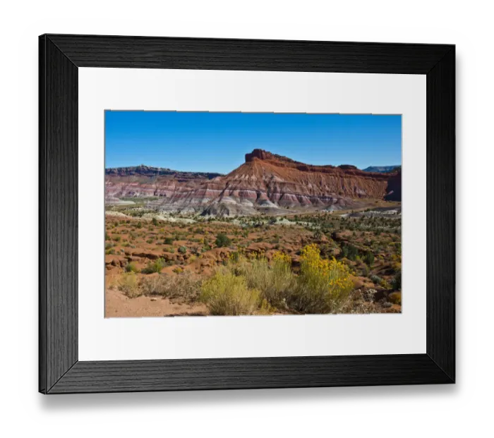 Framed Print : USA, Utah, Paria. View along trail to ghost town Framed Print : USA, Utah, Paria. View along trail to ghost town