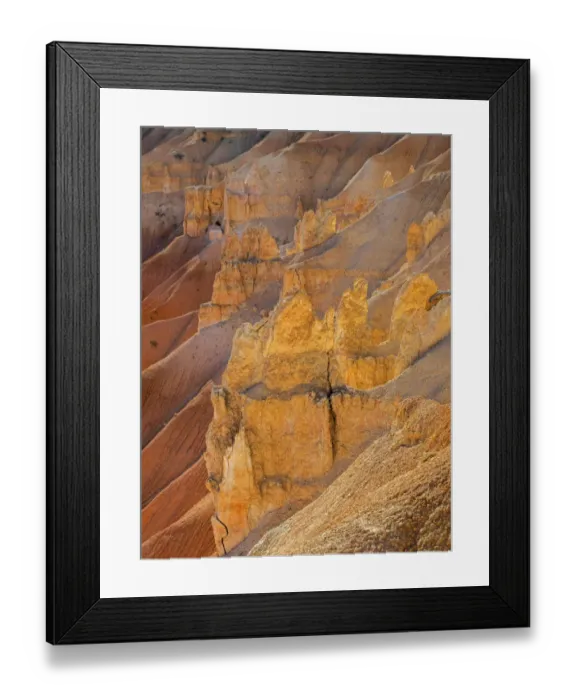 Framed Print : Utah, Bryce Canyon National Park. View of canyon with hoodoos Framed Print : Utah, Bryce Canyon National Park. View of canyon with hoodoos