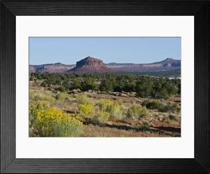 Framed Print : USA, Utah. Fry Canyon, Cheese Box Butte