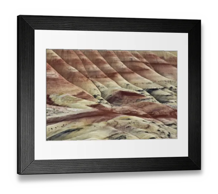 Framed Print : Painted Hills, John Day Fossil Beds National Monument, Mitchell, Oregon, USA Framed Print : Painted Hills, John Day Fossil Beds National Monument, Mitchell, Oregon, USA