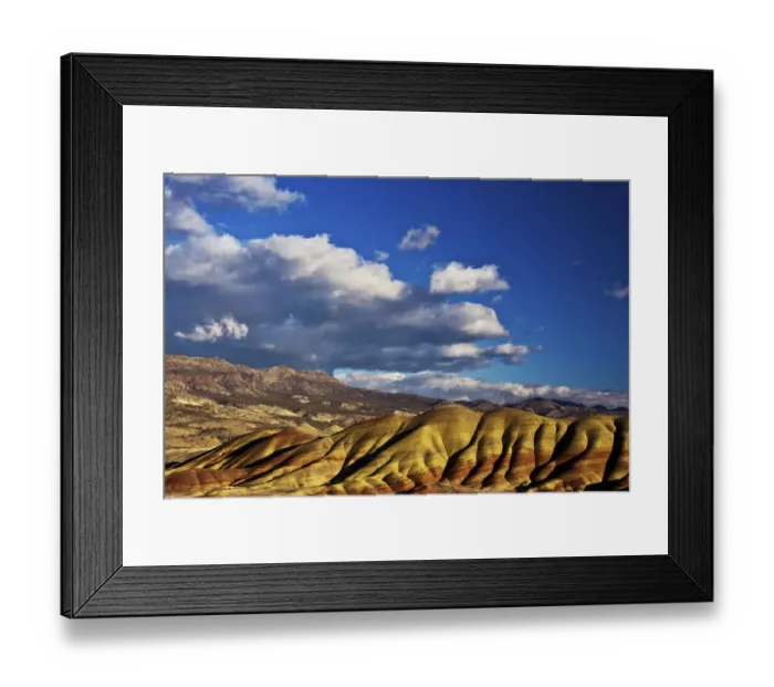 Framed Print : Painted Hills, John Day Fossil Beds, Oregon, USA Framed Print : Painted Hills, John Day Fossil Beds, Oregon, USA