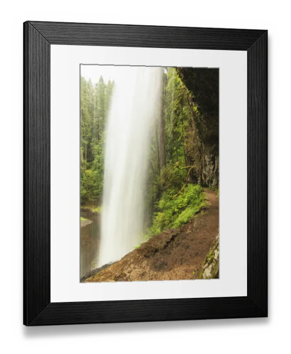 Framed Print : Trail of Ten Falls, Silver Falls State Park, near Silverton, Oregon Framed Print : Trail of Ten Falls, Silver Falls State Park, near Silverton, Oregon