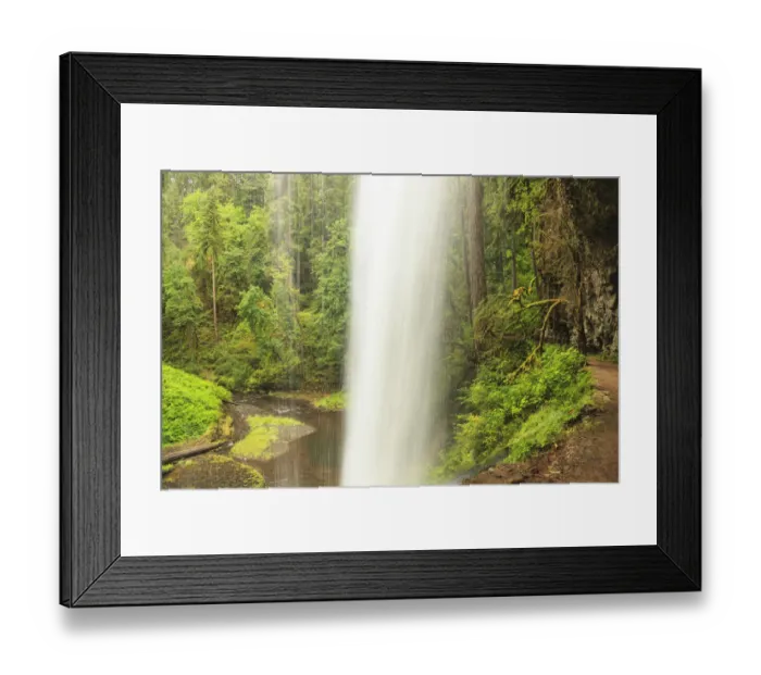 Framed Print : Trail of Ten Falls, Silver Falls State Park, near Silverton, Oregon Framed Print : Trail of Ten Falls, Silver Falls State Park, near Silverton, Oregon