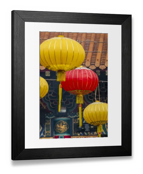 Framed Print : Chinese lanterns at Sik Sik Yuen Wong Tai Sin Temple, Kowloon, Hong Kong, China Framed Print : Chinese lanterns at Sik Sik Yuen Wong Tai Sin Temple, Kowloon, Hong Kong, China