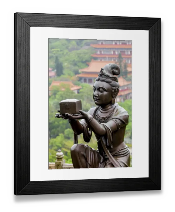 Framed Print : Tian Tan (Alter of heaven) The Big Buddha and Po Lin Monastery, Lantau Island, Hong Kong, China Framed Print : Tian Tan (Alter of heaven) The Big Buddha and Po Lin Monastery, Lantau Island, Hong Kong, China