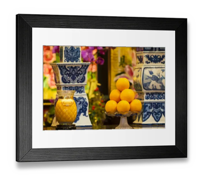 Framed Print : Grand Hall of Ten Thousand Buddhas at the Big Buddha and Po Lin Monastery, Lantau Island
