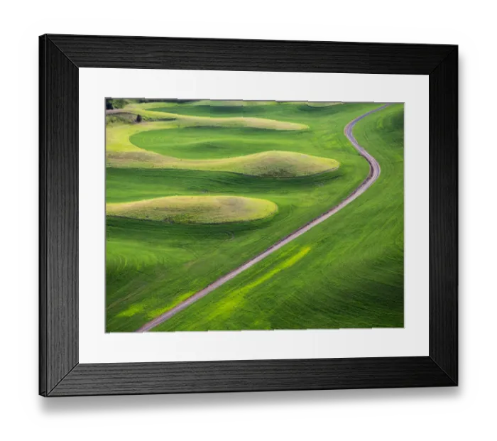Framed Print : USA, Washington State. Aerial of Palouse Region Framed Print : USA, Washington State. Aerial of Palouse Region