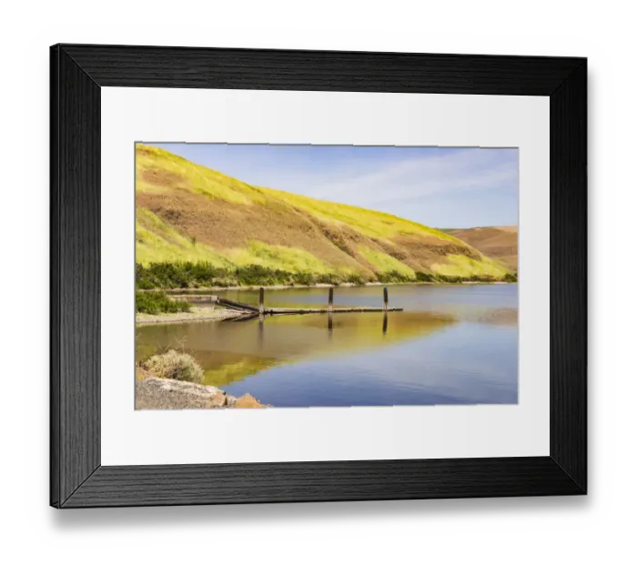 Framed Print : USA, Washington State. Palouse, Garfield County, No Water No Life Snake River Expedition 2 of 2015