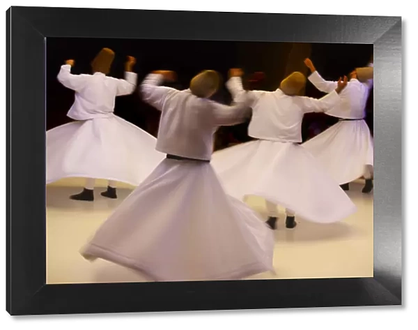 Whirling dervishes dancing, Goreme, Cappadocia, Turkey