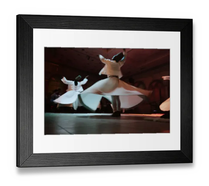 Framed Print : Whirling dervishes dancing, Istanbul, Turkey Framed Print : Whirling dervishes dancing, Istanbul, Turkey