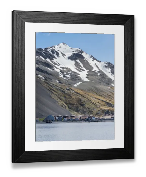 Framed Print : Ruins of Stromness Whaling Station in South Georgia Island Antarctica, South Georgia