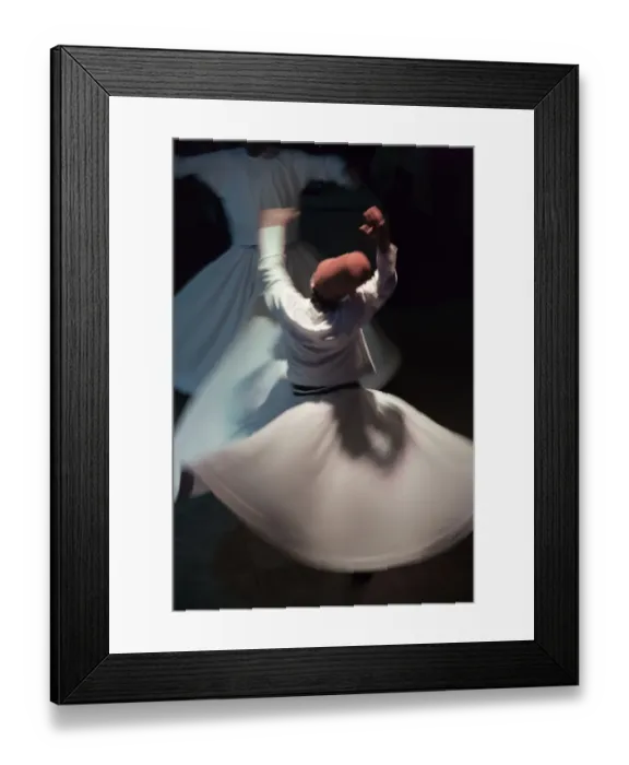 Framed Print : Whirling dervishes dancing, Istanbul, Turkey Framed Print : Whirling dervishes dancing, Istanbul, Turkey
