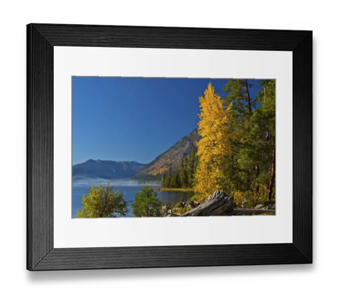 Framed Print : Autumn scene, Lake Wenatchee, Wenatchee National Forest, Washington State, USA Framed Print : Autumn scene, Lake Wenatchee, Wenatchee National Forest, Washington State, USA