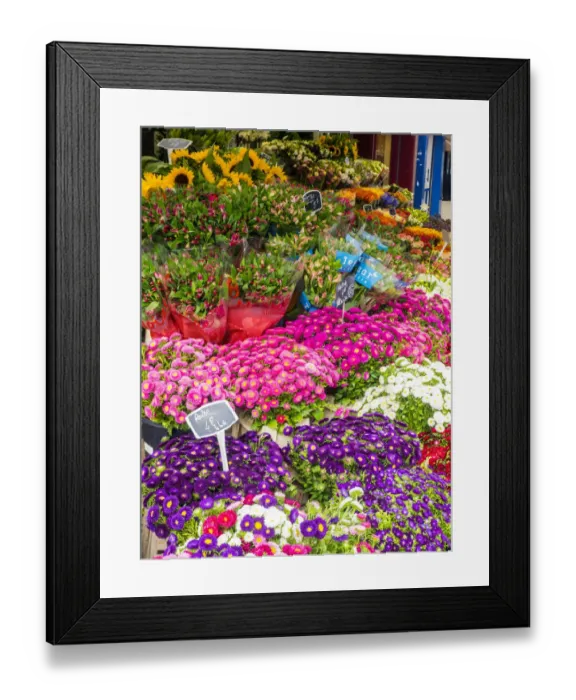 Framed Print : Flower market Rue Cler, Paris Framed Print : Flower market Rue Cler, Paris