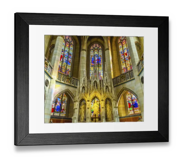 Framed Print : Altar All Saints Castle, Wittenberg, Germany. Where Luther posted 95 thesis Framed Print : Altar All Saints Castle, Wittenberg, Germany. Where Luther posted 95 thesis