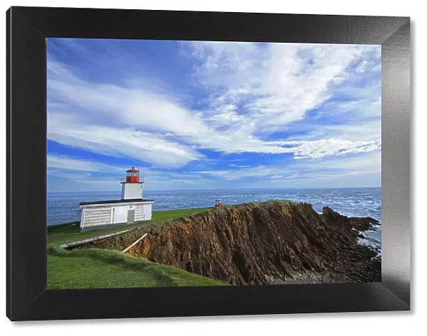 Canada, Nova Scotia. Cape d Or Lighthouse on Bay of Fundy