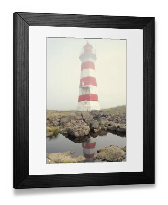 Framed Print : Canada, Nova Scotia, Brier Island. Reflection of Brier Island Lighthouse in pond Framed Print : Canada, Nova Scotia, Brier Island. Reflection of Brier Island Lighthouse in pond